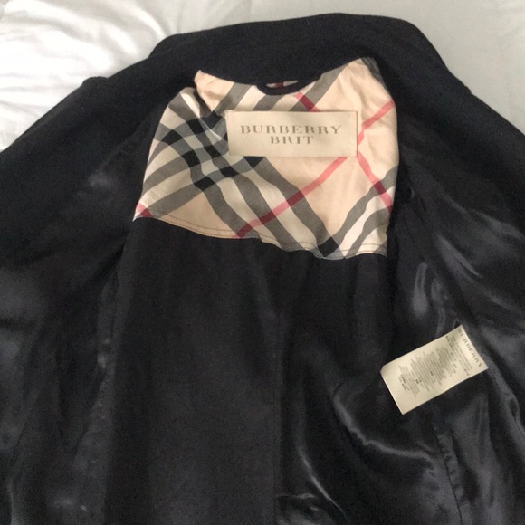 Burberry Brit Peacoat NWOT - Picture 2 of 8